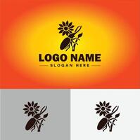 Weevil insect pest logo vector art icon graphics for business brand icon weevil logo template