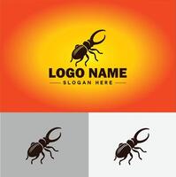 Weevil insect pest logo vector art icon graphics for business brand icon weevil logo template