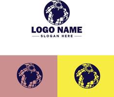 globe icon logo earth planet vector art graphics for business brand icon globe logo template