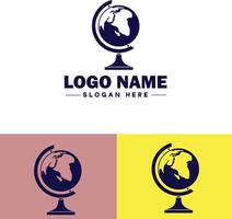 globe icon logo earth planet vector art graphics for business brand icon globe logo template