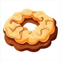 galletas, confitería. vector ilustración en un blanco antecedentes.