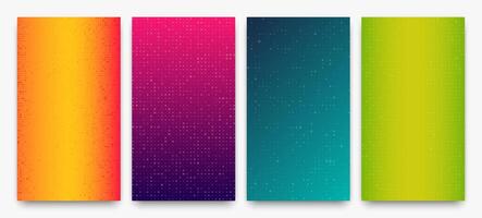 Abstract gradient geometric background of squares vector