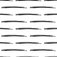 Seamless pattern with black pencil brushstrokes vector