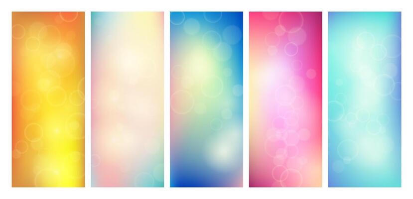 Abstract background with blur bokeh light effect