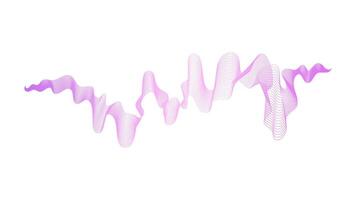 Abstract backdrop with wave gradient lines vector