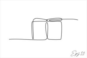 continuous line drawing of the book vector