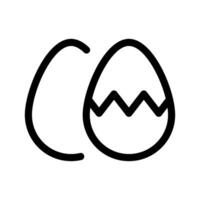 Eggs Icon Vector Symbol Design Illustration
