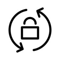 Lock Icon Vector Symbol Design Illustration