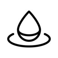 Water Drop Icon Vector Symbol Design Illustration