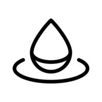 Water Drop Icon Vector Symbol Design Illustration