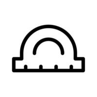 Protractor Icon Vector Symbol Design Illustration