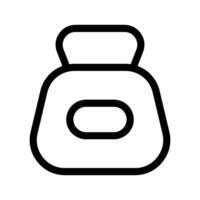 Kettlebell Icon Vector Symbol Design Illustration