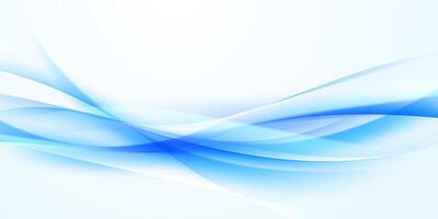 abstract blue wave background modern background design vector illustration