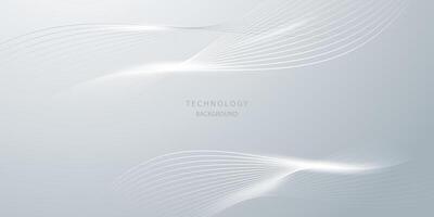 white abstract technology background modern design vector illustration