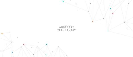 abstract technology internet network background modern vector illustration