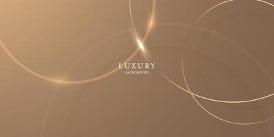 golden abstract background with luxury golden lines vector illustration