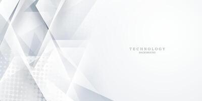 white abstract technology background modern design vector illustration