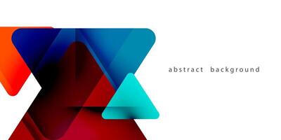 Vector illustration of modern geometric design colorful abstract background