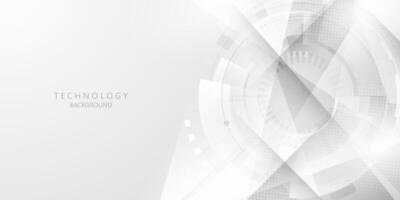 white abstract technology background modern design vector illustration