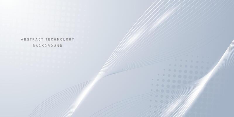 white abstract technology background modern design vector illustration
