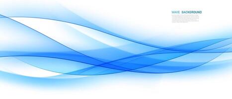 abstract blue wave background modern background design vector illustration