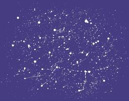 Abstract grunge texture. Texture of the starry sky, cosmic, futuristic background. The effect of splashes, spots of paint. Vector illustration.