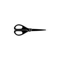 Scissors Silhouette, Flat Style, can use for Pictogram, Art Illustration, Website, Apps, Logo Type or Graphic Design Element. Vector Illustration