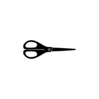 Scissors Silhouette, Flat Style, can use for Pictogram, Art Illustration, Website, Apps, Logo Type or Graphic Design Element. Vector Illustration