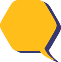 Text talk balloon. Speech bubble for dialog. Comic cloud box for message with shadow. Frame shape for comment. Rectangle png