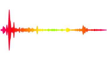 numérique du son vagues png