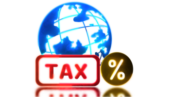 Looping neon glow effect online world tax icons png