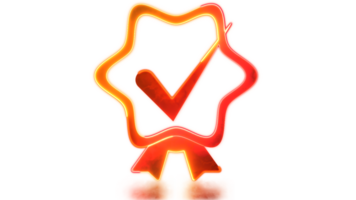 looping neon gloed effect correct kwaliteit controleren icoon png