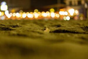 Close-up sand background, bokeh background photo