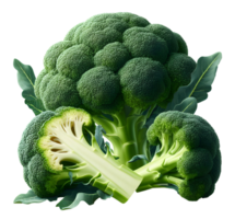 AI generated Broccoli png green cauliflower png green broccoli png broccoli transparent background broccoli without background