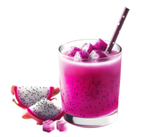 AI generated Dragon fruit juice png pitaya fruit juice png pitahaya fruit juice png dragonfruit juice png dragon fruit juice transparent background