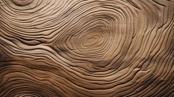 ai generado ahondar dentro el orgánico calor de un de madera cortar textura. ai generado foto