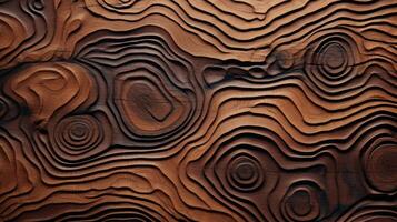 AI generated Delve into the organic warmth of a wooden cut texture. Ai Generated photo