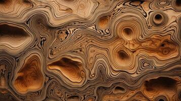 AI generated Delve into the organic warmth of a wooden cut texture. Ai Generated photo