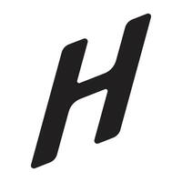 letter H logo vector