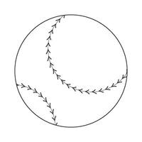 sofbol icono vector