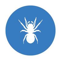 spider icon vector