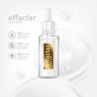 effaclar Serum Skin Care Cosmetic vector