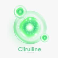 citrulline  Health care and Medical Concept Design. vector