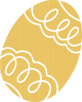 Oeuf avec une d'or Pâques png