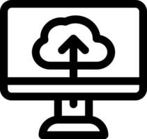 this icon or logo cloud algorithm icon or other where the result of technological sophistication in storing information and others or design application software vector