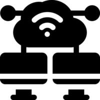 esta icono o logo nube algoritmo icono o otro dónde el resultado de tecnológico sofisticación en almacenamiento información y otros o diseño solicitud software vector