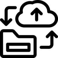 this icon or logo cloud algorithm icon or other where the result of technological sophistication in storing information and others or design application software vector