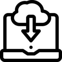 this icon or logo cloud algorithm icon or other where the result of technological sophistication in storing information and others or design application software vector