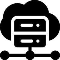 this icon or logo cloud algorithm icon or other where the result of technological sophistication in storing information and others or design application software vector