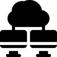 this icon or logo cloud algorithm icon or other where the result of technological sophistication in storing information and others or design application software vector